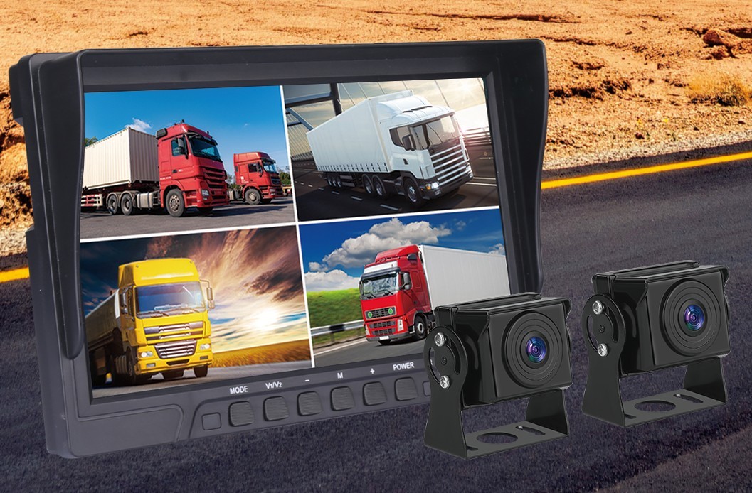 wifi monitor for trucks - image from 4 cameras