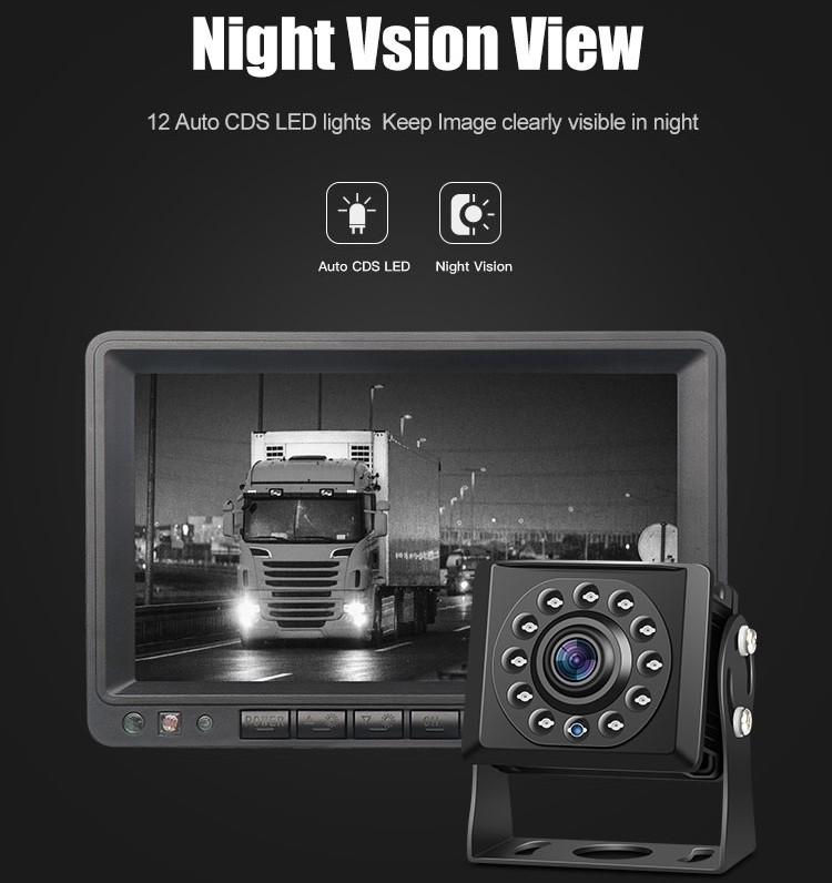 reversing camera with night vision for trucks