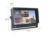 Car parking LCD HD set - 1x 10&quot; monitor + 4x HD camera IR LED