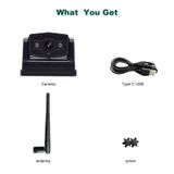 WiFi reversing camera 720P with 2xIR LED with magnet and LIVE STREAM for mobile phone + 9600 mAh battery