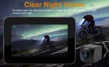 SET Bicycle security camera FULL HD + 4,3&quot; monitor for rear view