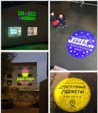 100W LED advertising Gobo projector 5 to 70 m buildings/walkways/walls