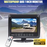 IP68 Universal 7&quot; AHD LCD monitor for a yacht in a boat or car with remote control