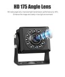 AHD reversing set - 1x hybrid 7“ monitor + 4x AHD camera with IR LED