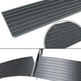 Flexible shielding slats for the fence - anti-view PVC fence fillings width 4,7cmx50m Anthracite