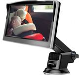 Camera set 4,3&quot; monitor and HD camera + 8 IR night vision for monitoring children and animals in the car