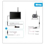 WiFi reversing set - 1x WiFi DVR 7&quot; car monitor and 1x WiFi reversing camera