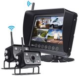 Wi-Fi waterproof SET AHD - 7&quot; LCD monitor with IP68 protection + 2x reversing cameras