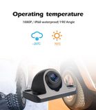 Miniature reversing 190° car camera FULL HD - waterproof IP68