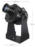 LED Gobo rotating logo projector outdoors from 5 to 20M + IP67 coverage