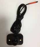 Miniature HD parking 150° camera with CMOS sensor + 2x LED and IP67 protection
