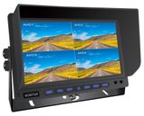 8CH hybrid 10,1&quot; reversing monitor for cars and machines AHD/CVBS recording on SD card up to 512GB