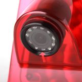 Waterproof reverse camera with 170˚ viewing angle in the brake light