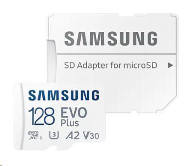 128GB micro SDXC card Samsung EVO Plus + SD adapter