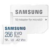 256GB MICRO SDXC CARD SAMSUNG EVO PLUS + SD ADAPTER