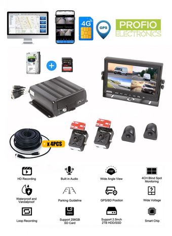 Car DVR PROFIO X7 - live image recording 4G SIM/WIFI/HOTSPOT/GPS