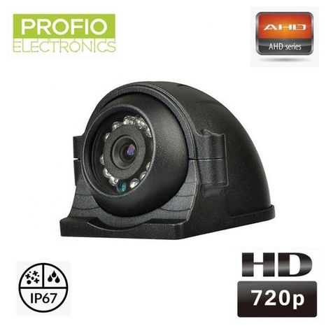 HD 720P AHD reversing camera - 140° viewing angle + 12 IR LED night vision