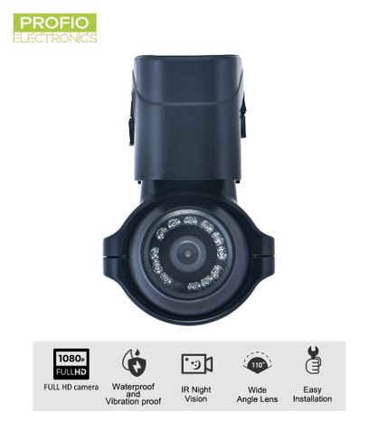 Indoor and outdoor FULL HD camera with IP69 protection + 12 IR LED night vision + f3,6mm