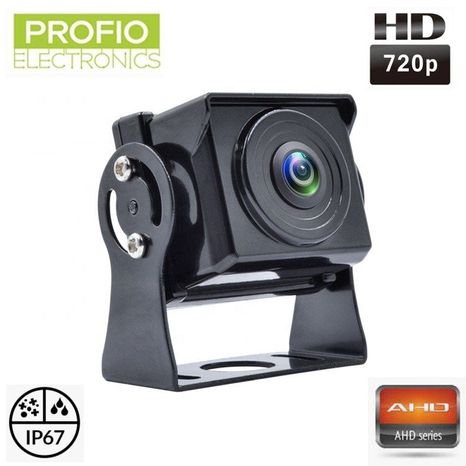 ​​​​​​​Mini AHD camera IP67 for safe reversing with HD 720P + console and 120° angle of view