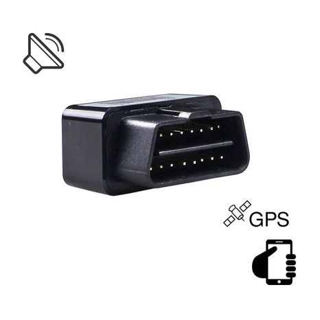 Mini GPS car locator with OBD connection for tracking of location