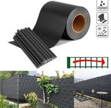 Plastic shielding strips for the fence - Anti-cold PVC fence fillers for meshes and panels height 19cm - anthracite