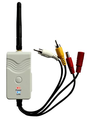 Transmitter box for reversing cameras with WiFi + audio and video